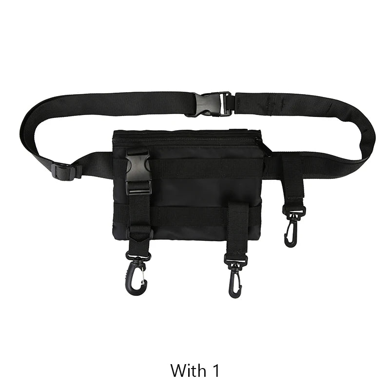 Men Crossbody Bags Waterproof Nylon Chest Pack Hip Hop Style