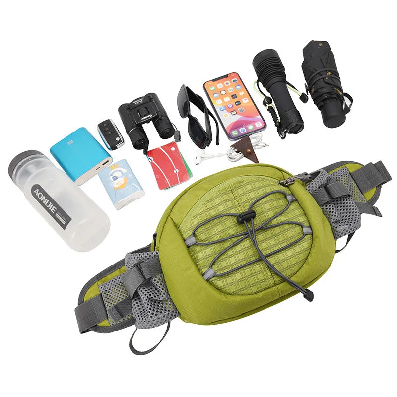 Multifunction Hiking Waist Bag Women Large Capacity Zipper Sports Gym