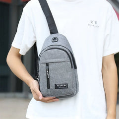 Multifunction Shoulder Messenger Bag, Casual Travel Chest Pack Handbag