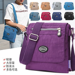 Waterproof Nylon Shoulder Bag Multifunction Messenger Bag