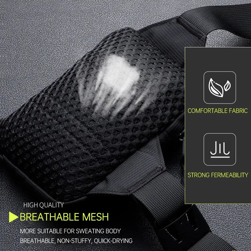 Anti-Theft Shoulder Bag Crossbody Messenger Pack Outdoor Sli