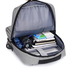 USB Charging Backpack Laptop Bag Business Men School Travel Casual Backpack