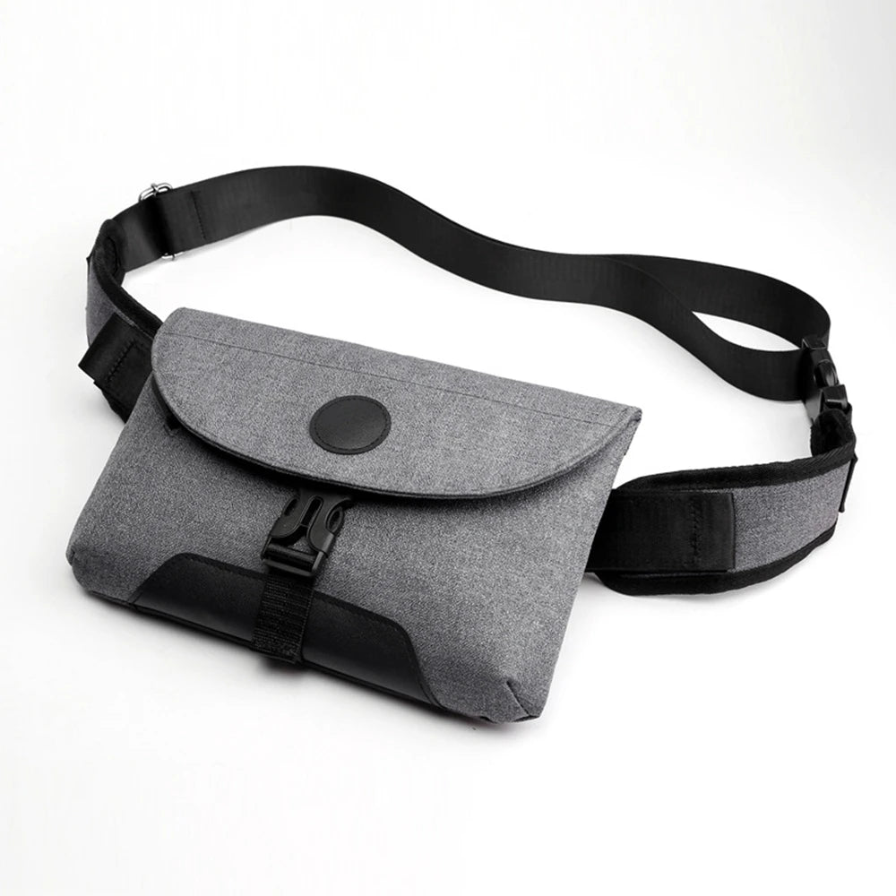 Casual Crossbody Bag for Men USB Charging Waist Chest Bags