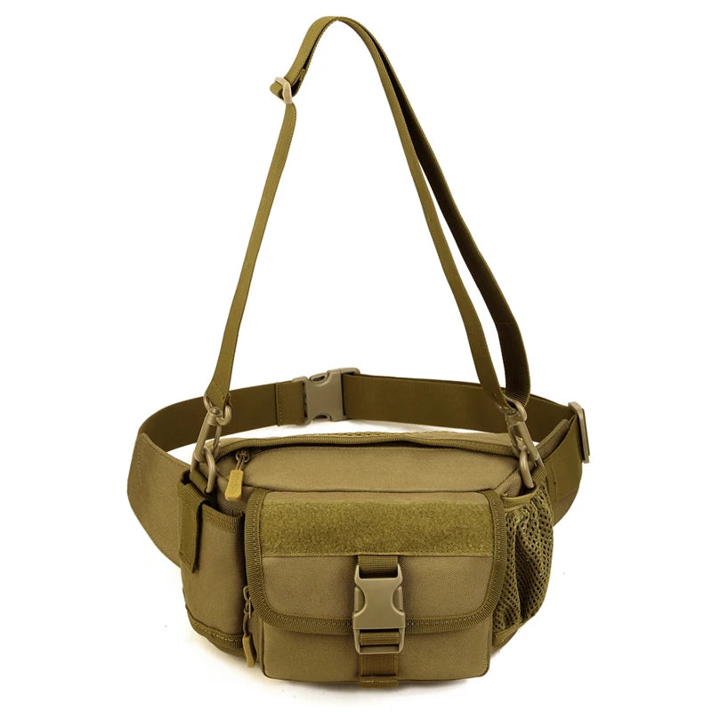 Waterproof Waist Pack Casual Belt Bag Men Military Bag Hip Pouch Unisex