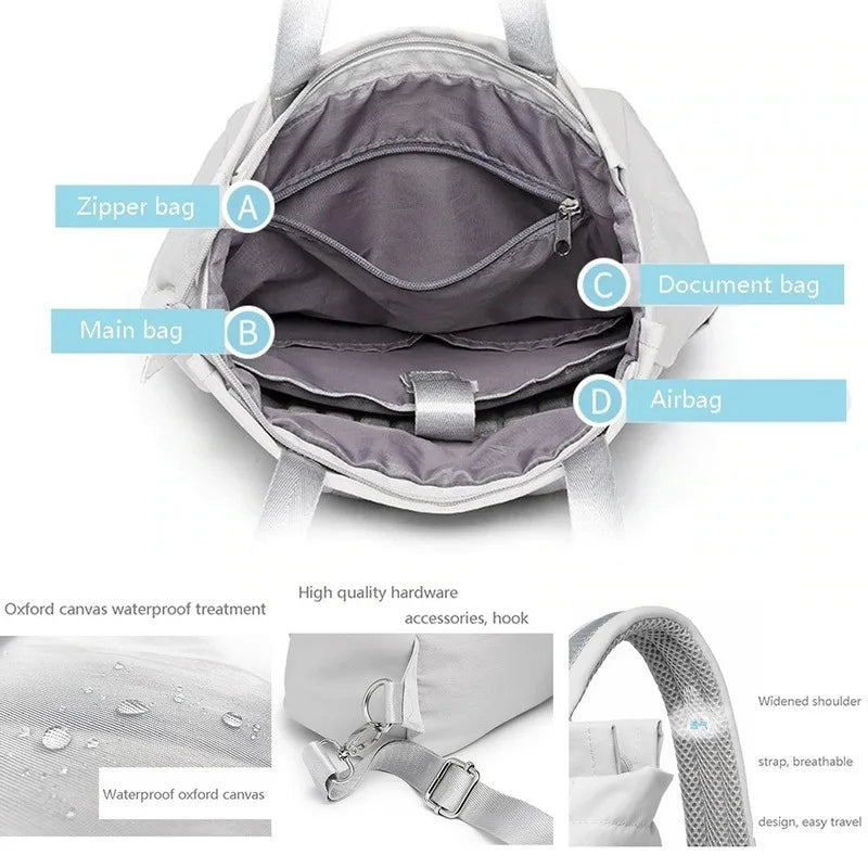 Multifunction Women Backpack School Bags For Girls Student Shoulder Bag