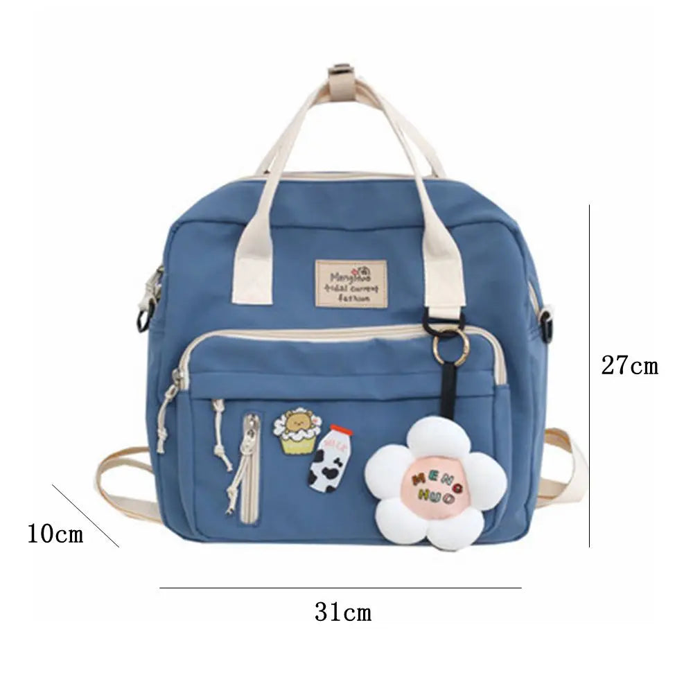 Portable School Backpack for Teenage Girls