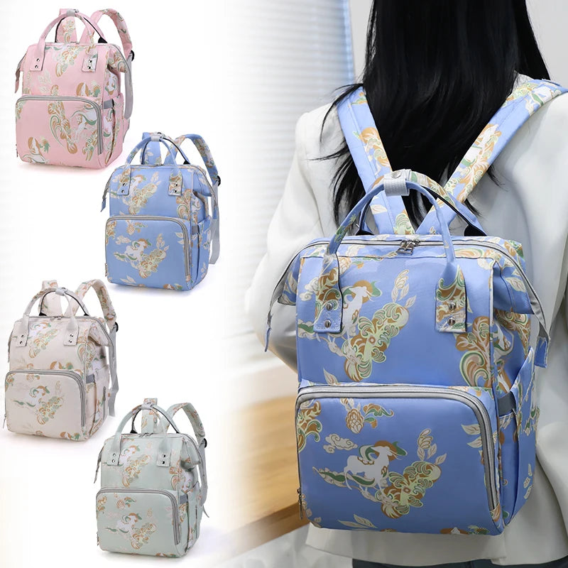 Mommy Diaper Bag Large Capacity Backpack