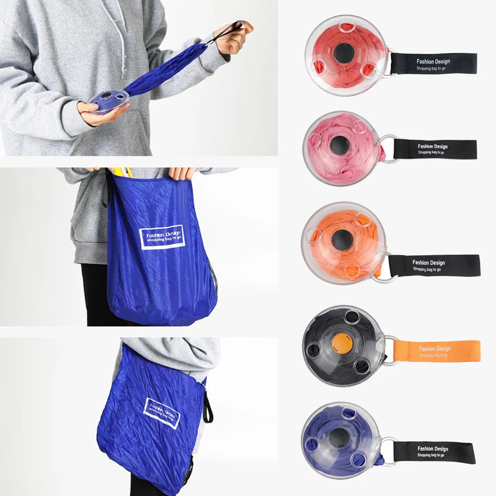 Eco Reusable Portable Folding Telescopic Shopping Bag