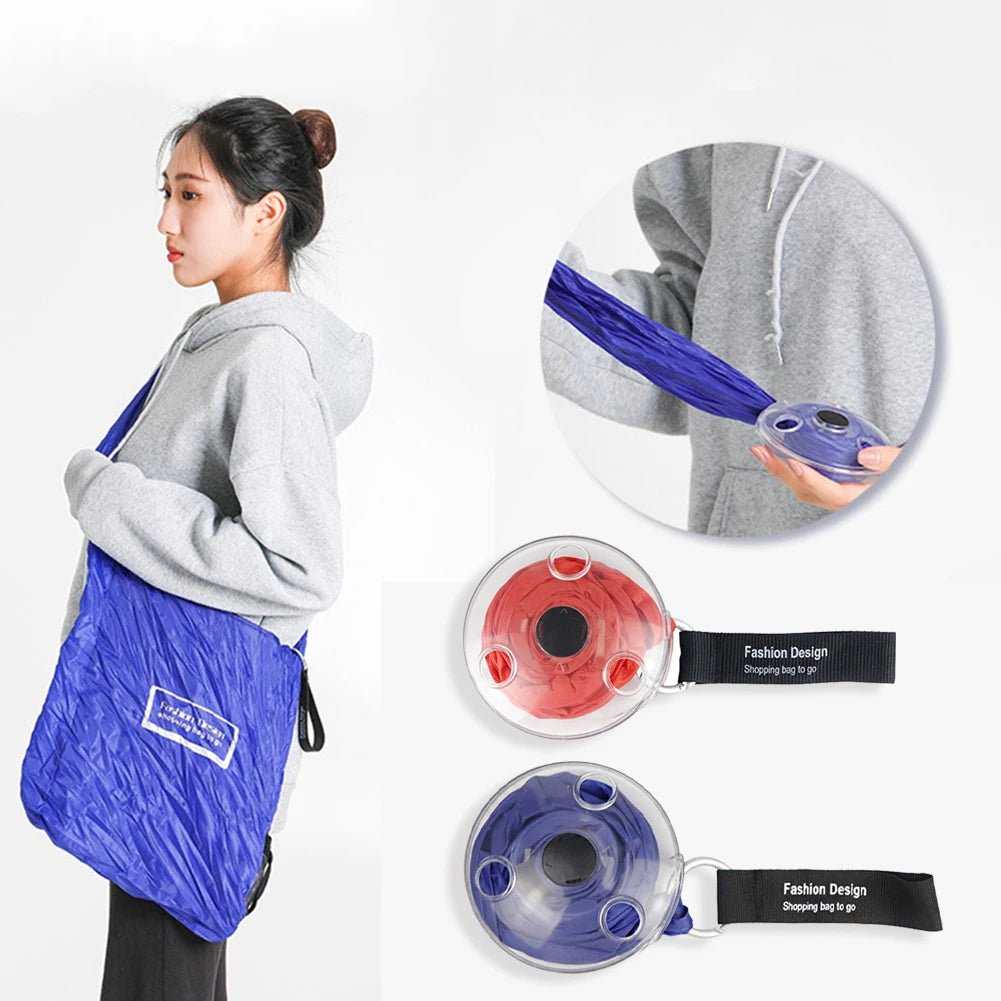 Eco Reusable Portable Folding Telescopic Shopping Bag