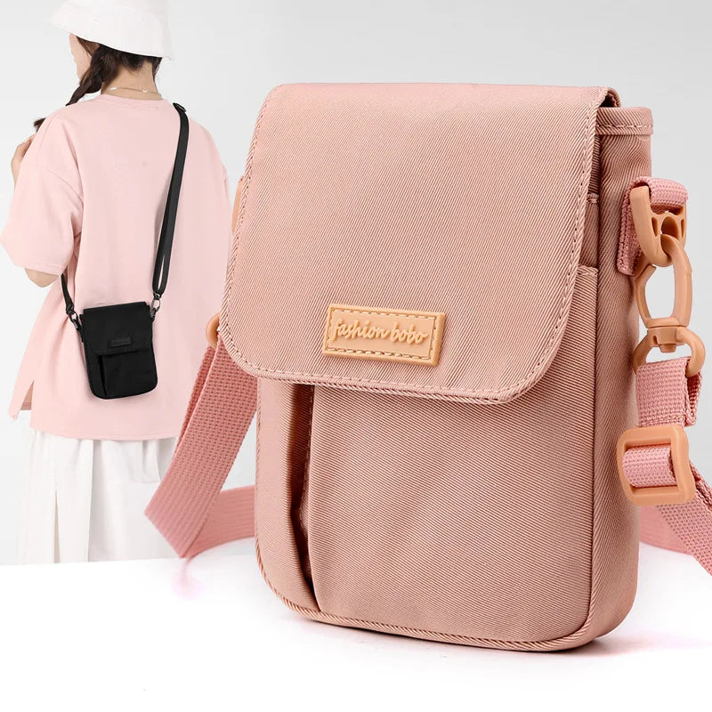 Waterproof Nylon Waist Bag Lightweight Casual Messenger Bag
