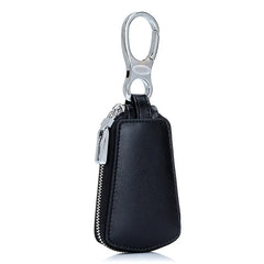 Leather Car Key Holders Housekeeper Retro Home Keychain Case