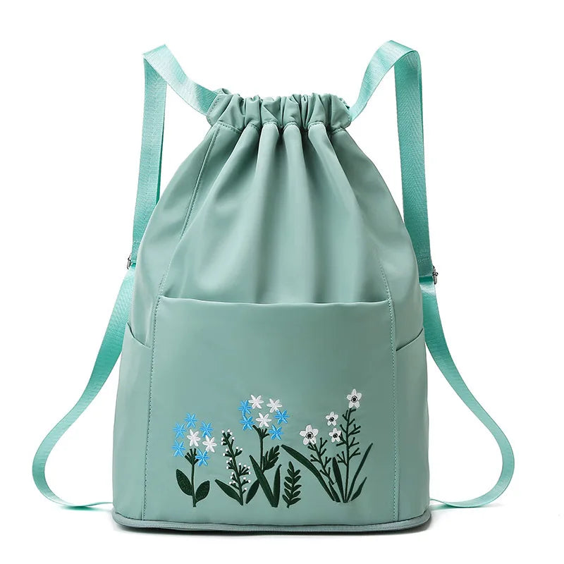 Multifunctional Fitness Travel Bag Folding Backpack Lightweight Large Sports Bag
