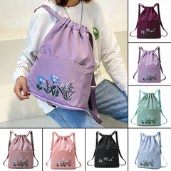Foldable Drawstring Fitness Travel Bag Portable Multifunctional