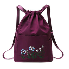 Foldable Drawstring Fitness Travel Bag Portable Multifunctional