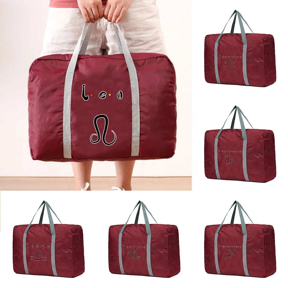 Constellation Series Print Tote Travel Luggage Bags for Women