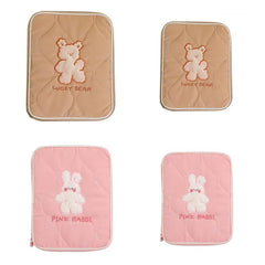 Cartoon Pattern Embroidery Laptop Sleeve 13in 11in Tablet Case Bag
