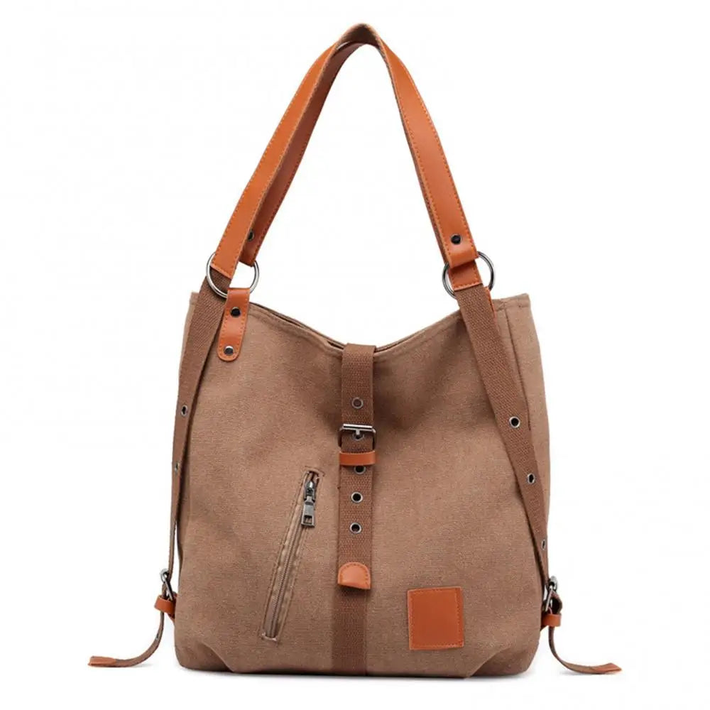 Large Capacity Canvas Women Shoulder Bag
