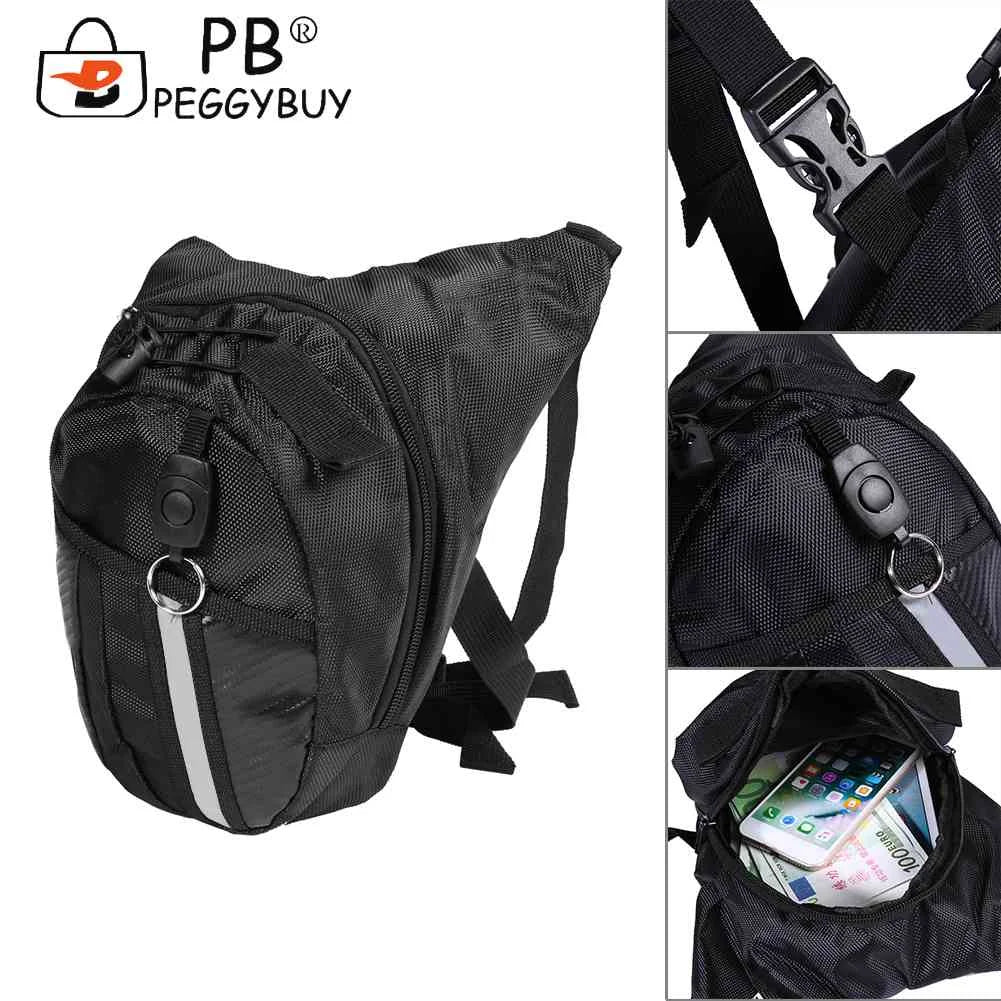 Men Drop Leg Belt Bag Waterproof Molle Thigh Waist Fanny Pack