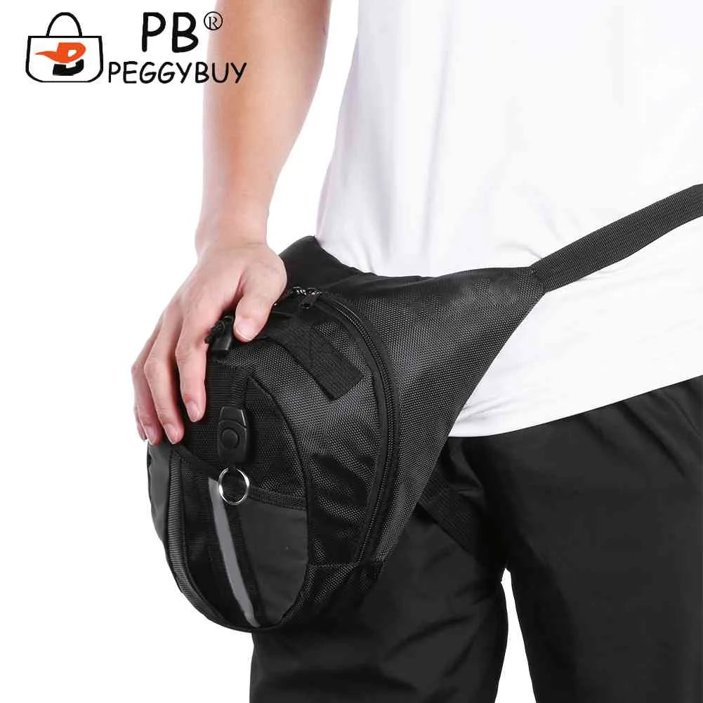 Men Drop Leg Belt Bag Waterproof Molle Thigh Waist Fanny Pack