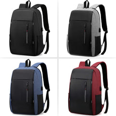 Waterproof Men's Backpack with USB Port for School and Work