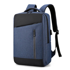 Waterproof Backpack Large Capacity USB Charging School Bag Pack Men
