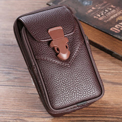 Men's PU Leather Belt Bag Business Style Wallet Purse