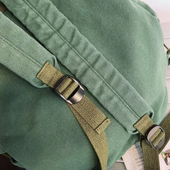 Multifunctional Teenager Laptop Backpack Women Canvas School Bag