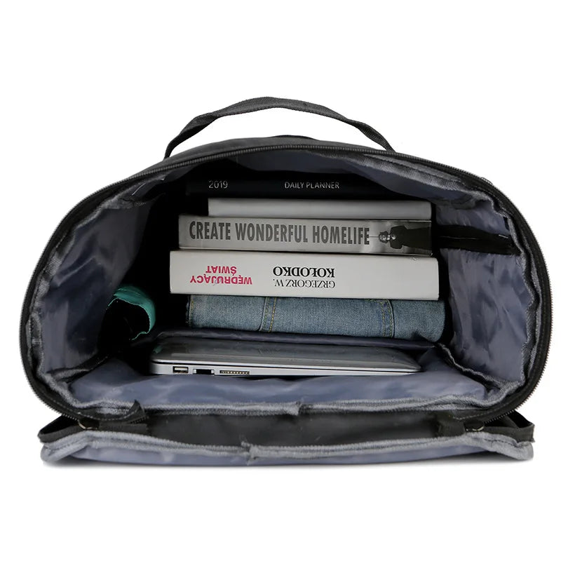 Multifunctional Three-Purpose Backpack Bucket Portable Messenger Travel Bag