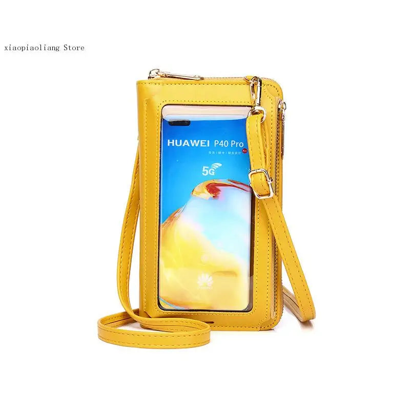 Touch Screen Mobile Phone Bag Women's Messenger Bag Large Capacity
