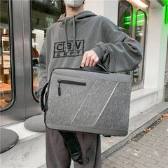 Waterproof Business 15.6 Inch Laptop Backpack USB Charging Korea Style