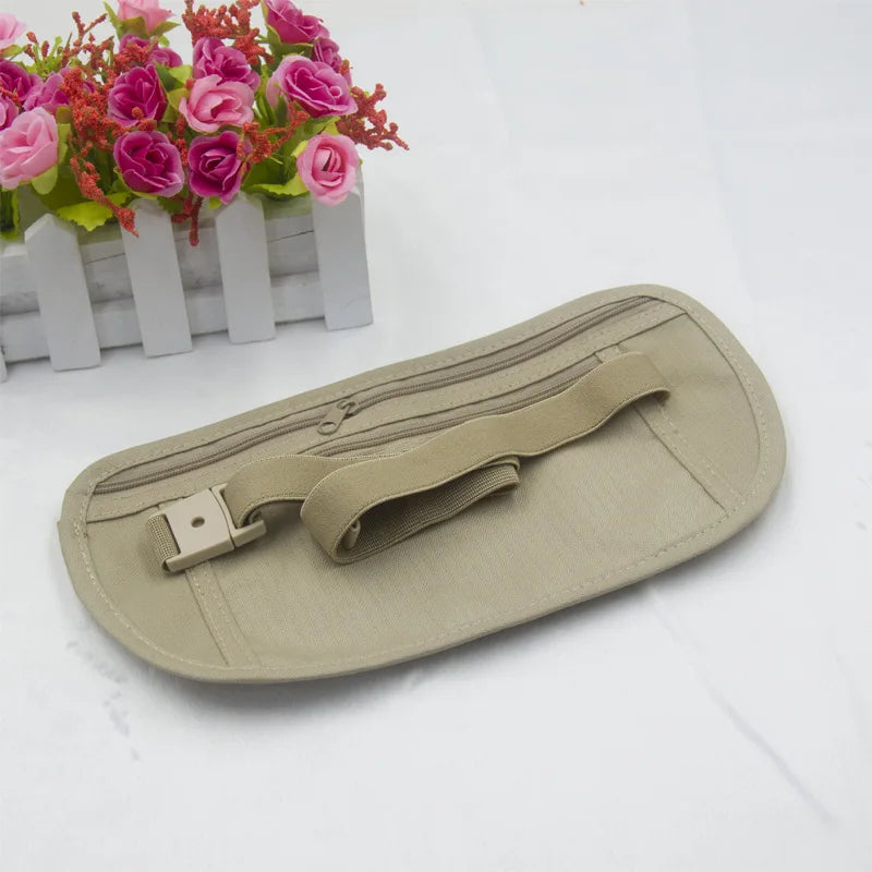 Waterproof Hidden Wallet Slim Security Pockets Passport Money Travel