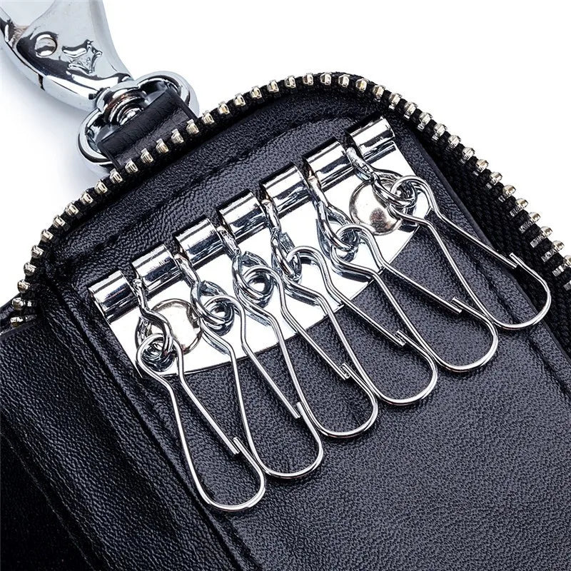 Leather Women Key Wallet - Housekeeper