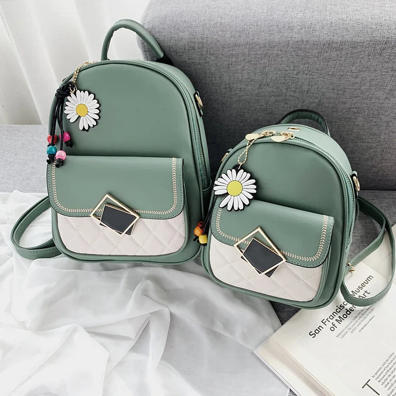 Women's Multi-Use Small Backpack & Messenger Bag