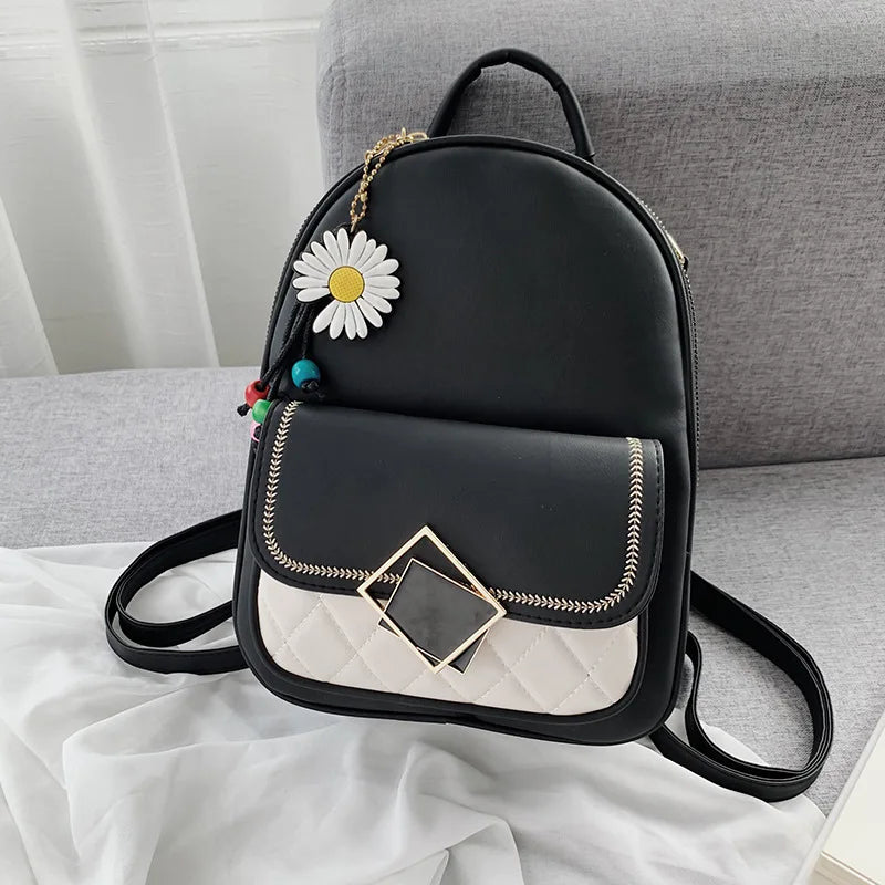Women's Multi-Use Small Backpack & Messenger Bag