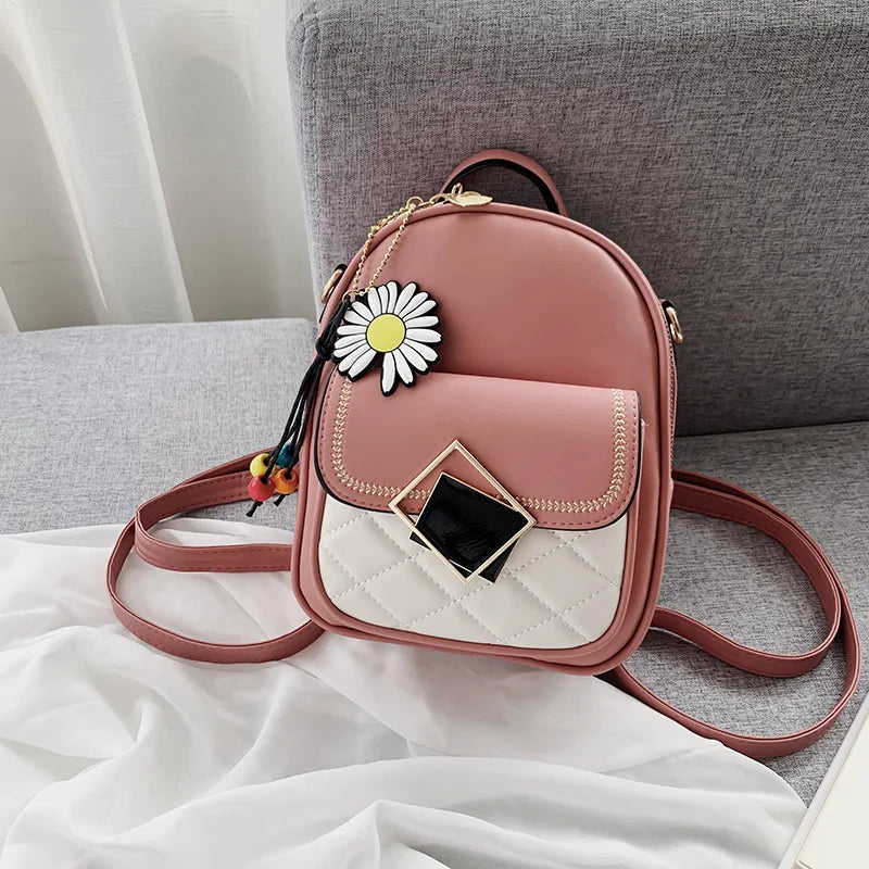 Women's Multi-Use Small Backpack & Messenger Bag