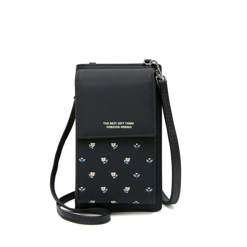 Multifunctional Mini Shoulder Bag Leather Clutch Handbag