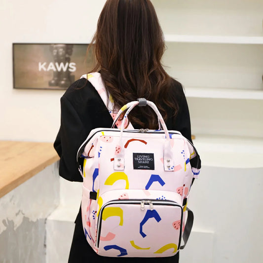 Fashionable Mummy Diaper Bag Backpack Large Capacity
