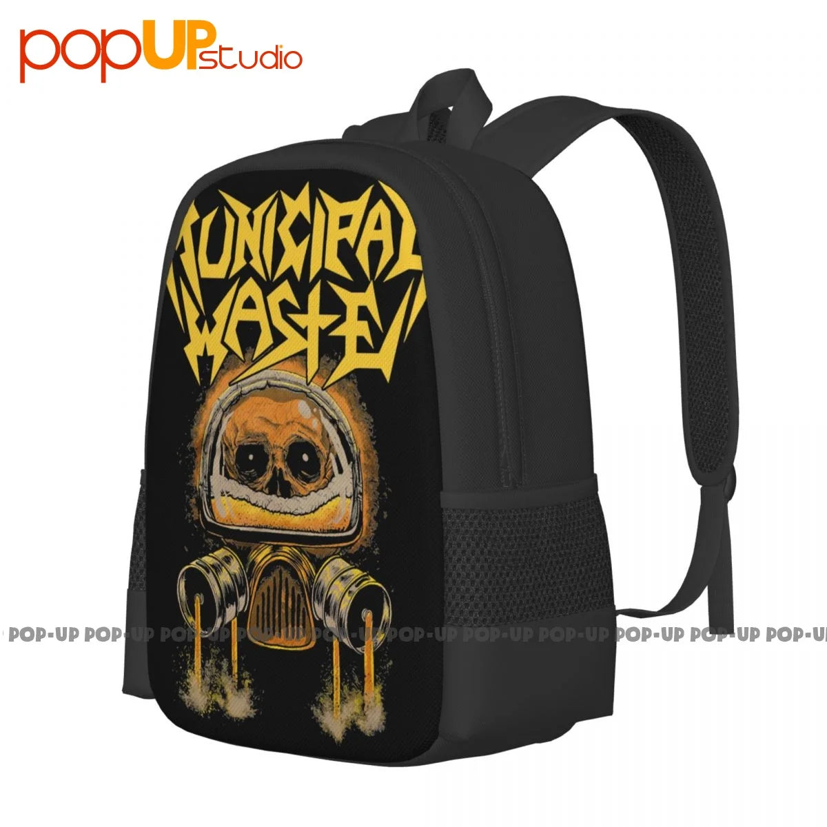 Municipal Waste Keg Killer Backpack Vintage Large Capacity