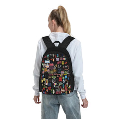 Musical Logos 2 Backpacks Men's and Women's Bags