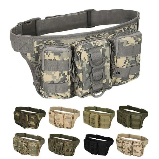Outdoor Utility Tactical Waist Pack Pouch Military Camping Hiking Bag