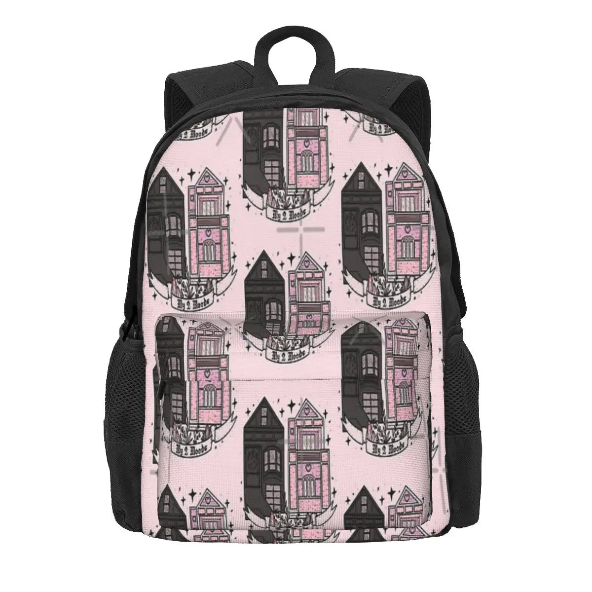 2 Moods Backpacks for Men and Women, Zipper Travel Bag