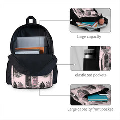 2 Moods Backpacks for Men and Women, Zipper Travel Bag