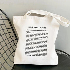 Booked Weekend Tote Bag Canvas Book Totes Reading Handbag
