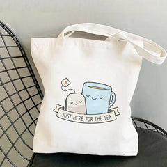 Booked Weekend Tote Bag Canvas Book Totes Reading Handbag