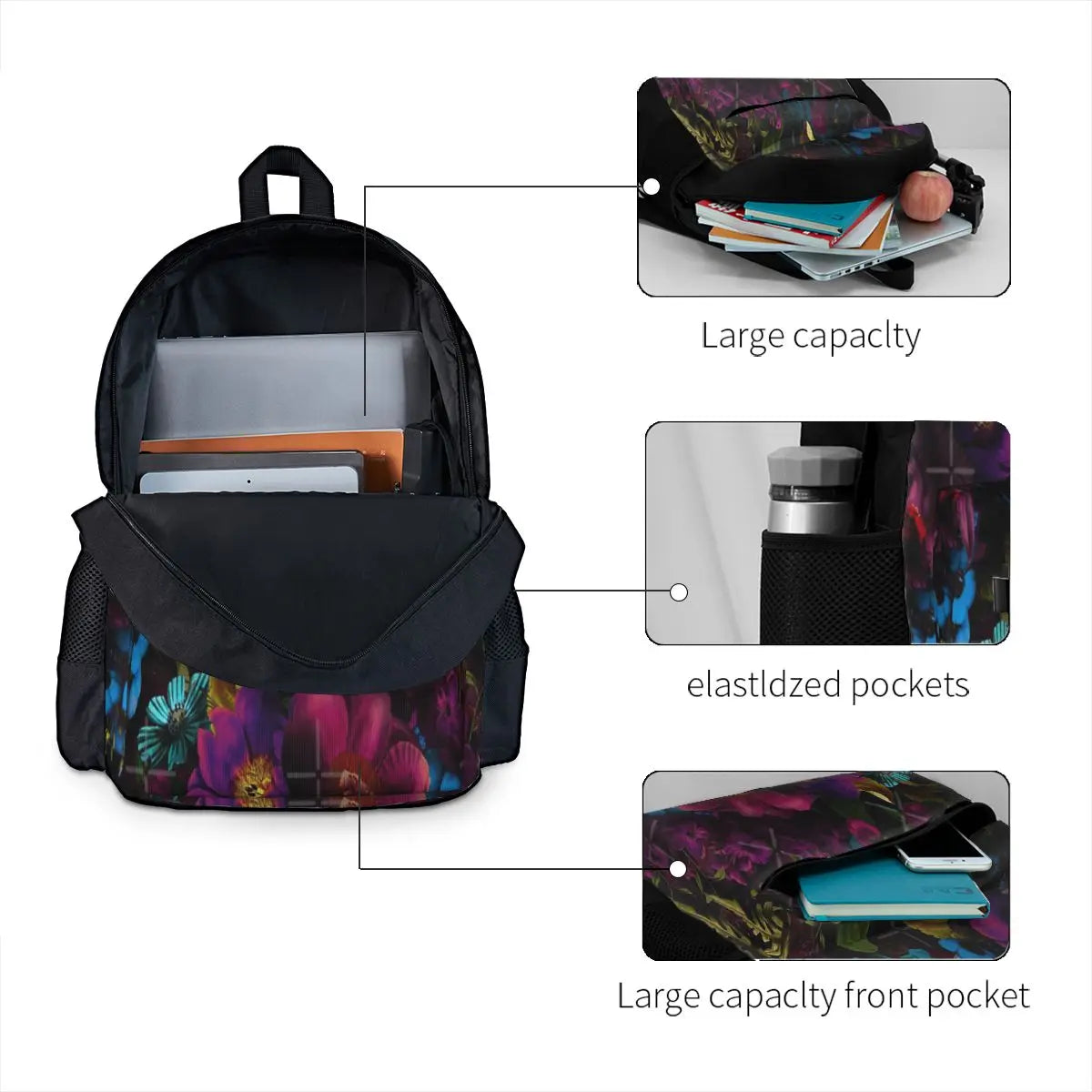 Mystical Night III Backpacks Men's Backpacks Bags For Women Men
