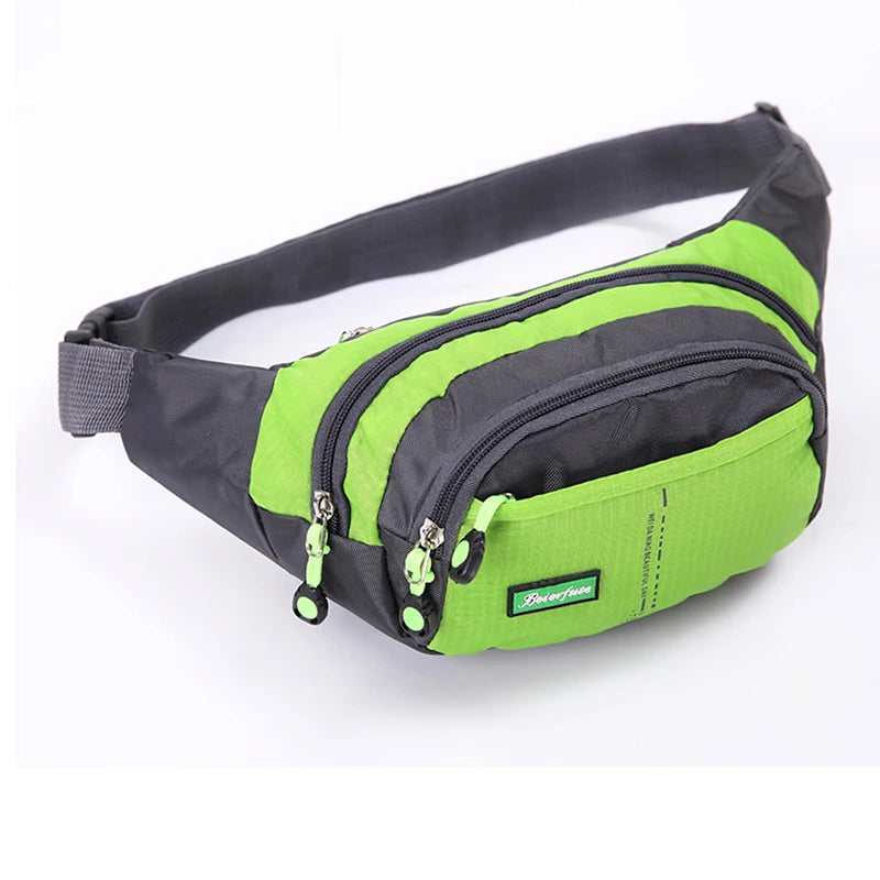 Leather Bum Bag Travel Waist Belt Multifunction Fanny Pack