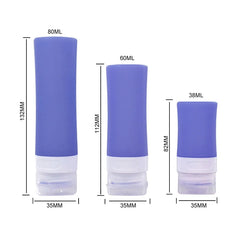 Silicone Travel Packing Bottle for Lotion Shampoo Bath Container