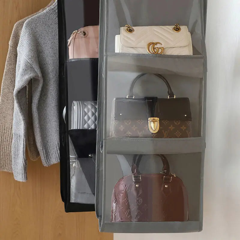 6 Pocket Handbag Organizer Storage for Closets