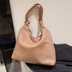 Women's PU Leather Tote Bag Large Capacity Shoulder Purse