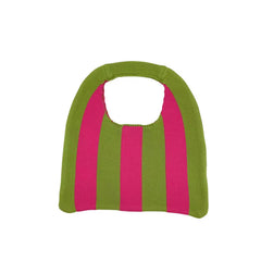 Soft Cotton Knitted Handbag For Women Shoulder Messenger Crochet Bags